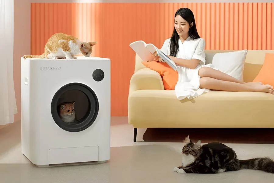 automatic cat litter pan